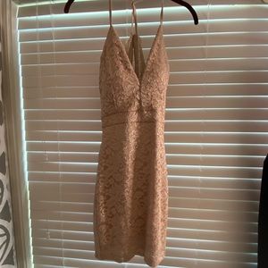 mini pink sparkle dress